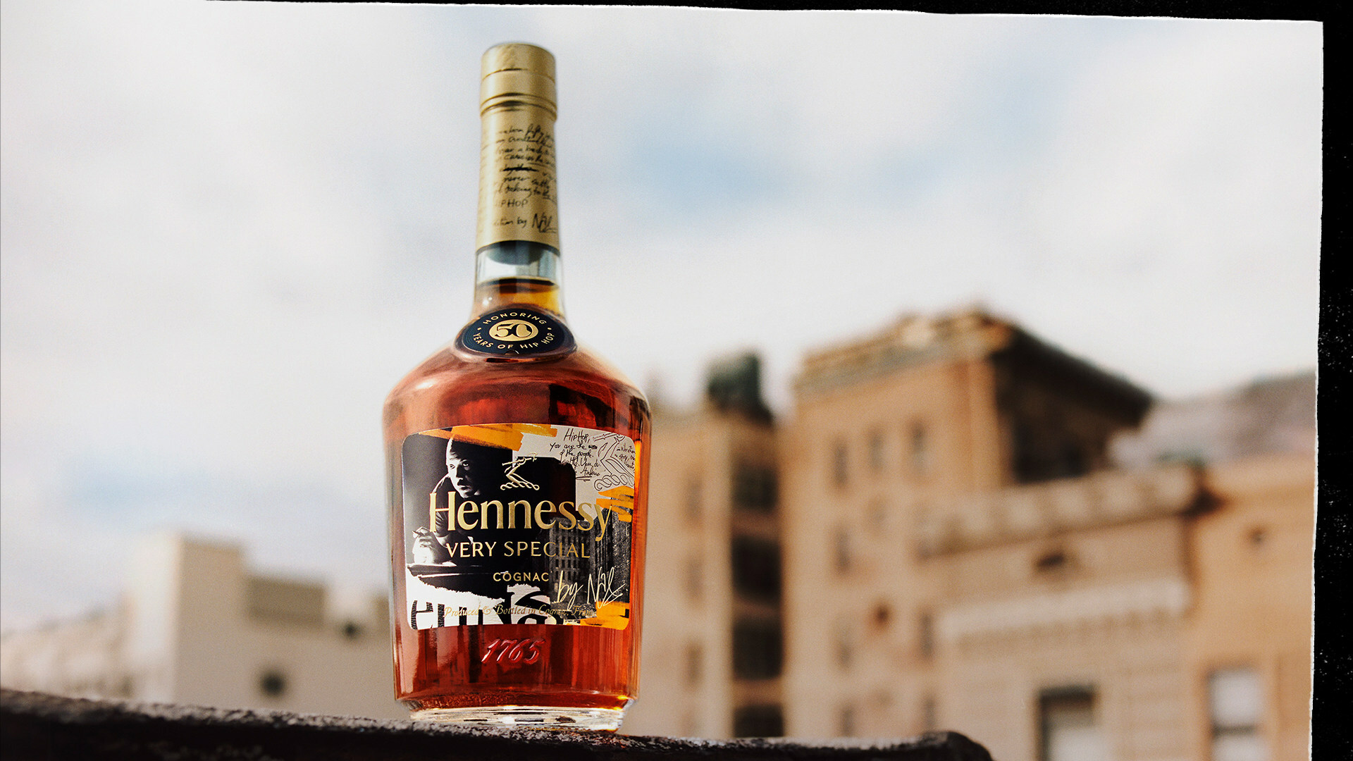 Nas & Hennessy Limited Edition Bottle for Hip-Hop 50th