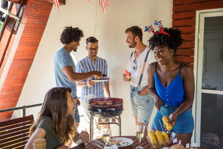 Celebrating fourth July