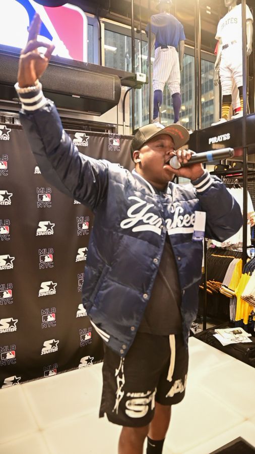 STARTER X MLB X JADAKISS x FUNK FLEX - The Return of the Bronx Bubble Jacket