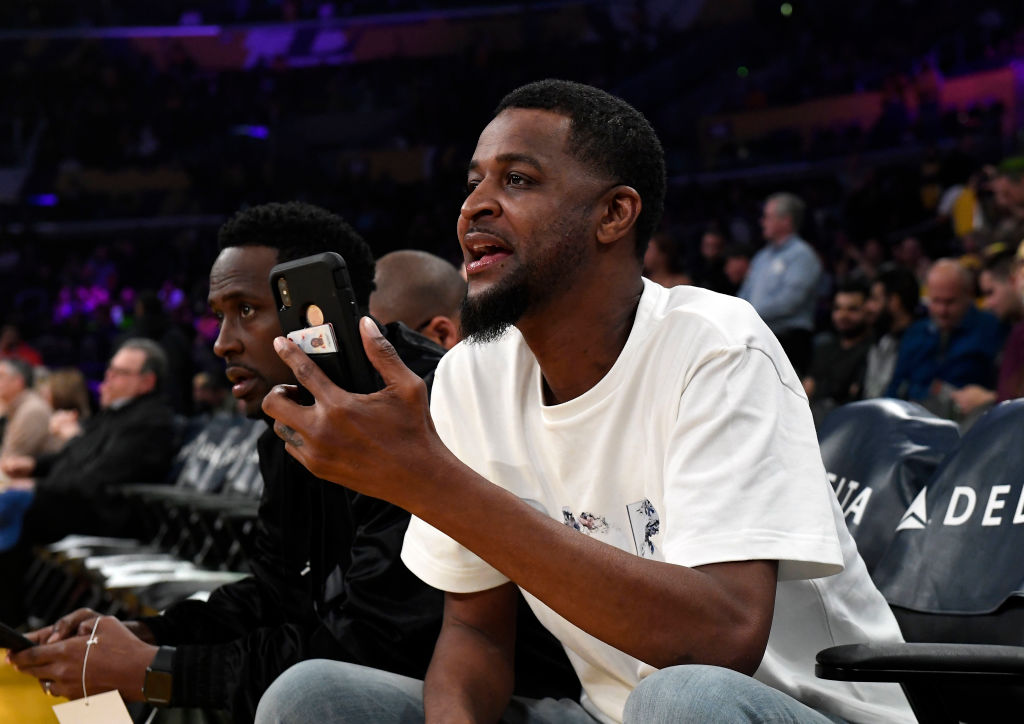 Celebrities At The Los Angeles Lakers Game