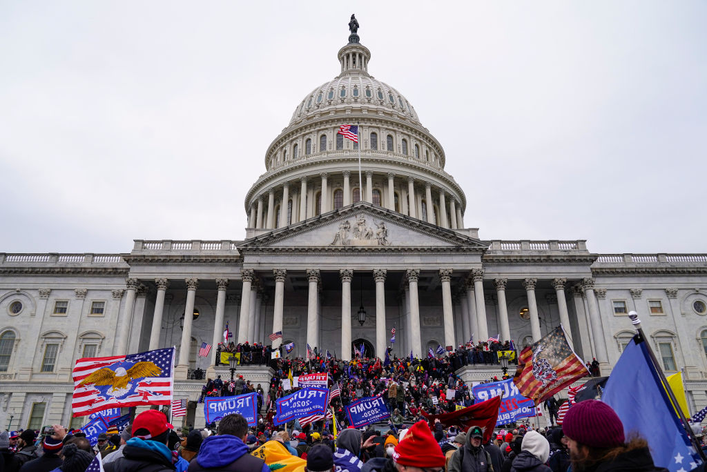 Trump Supporters Hold "Stop The Steal" Rally In DC Amid Ratification Of Presidential Election