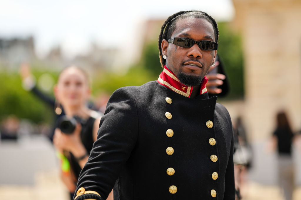 Celebrity Sightings - Paris Fashion Week - Menswear Spring Summer 2024 : Day Four