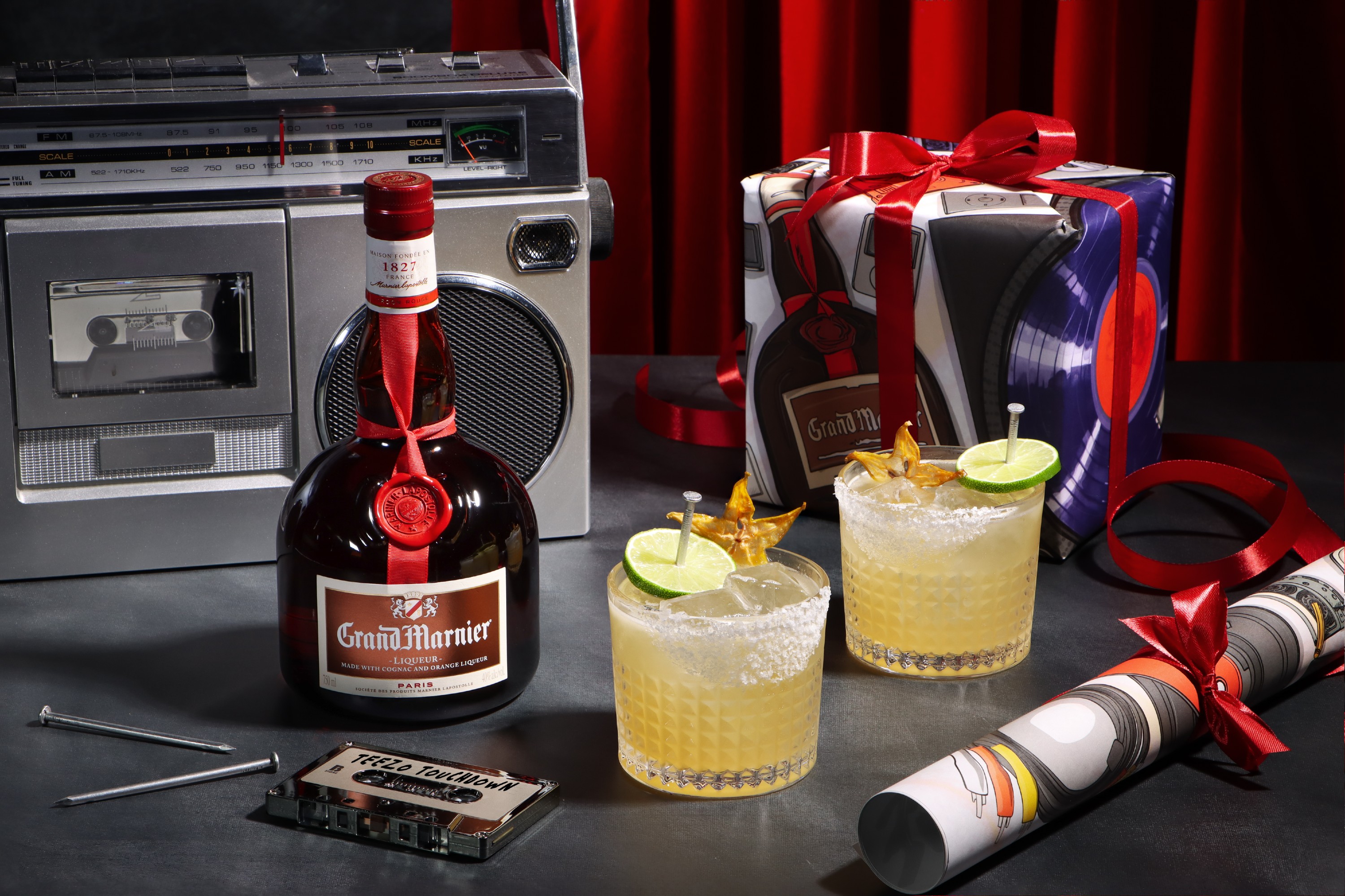 Grand Marnier X Teezo Touchdown X UNWRP Holiday Cocktail Kit