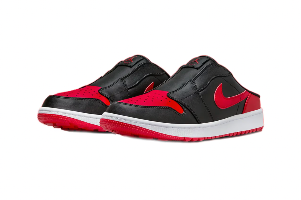 Nike Air Jordan 1 Golf Mule "Bred"