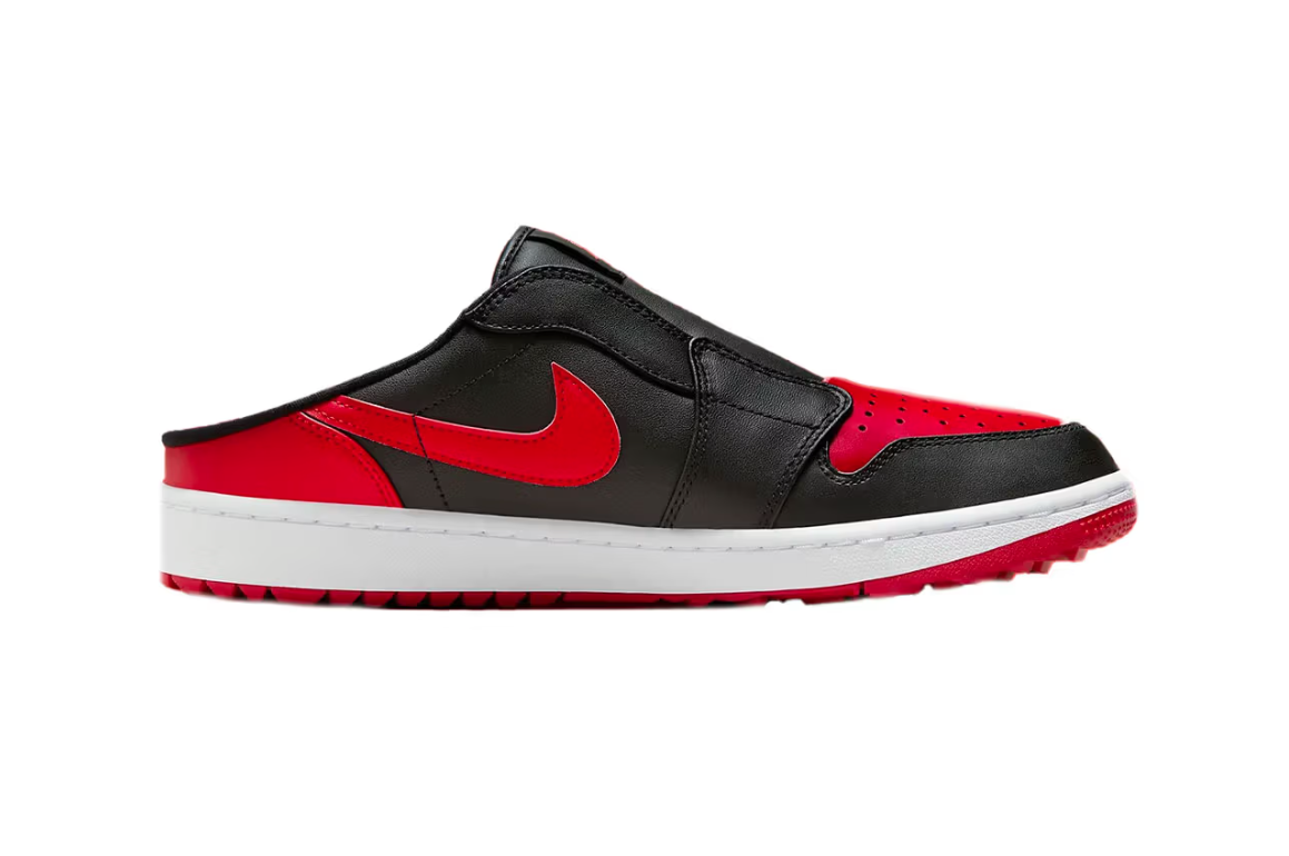 Nike Air Jordan 1 Golf Mule "Bred"