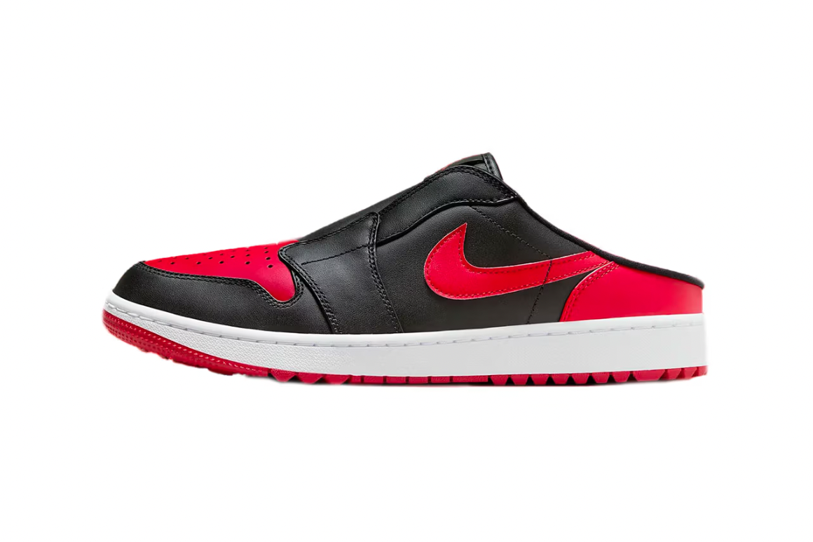 Nike Air Jordan 1 Golf Mule "Bred"