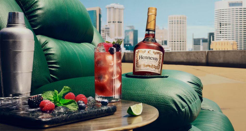 Hennessy Berry Mojito