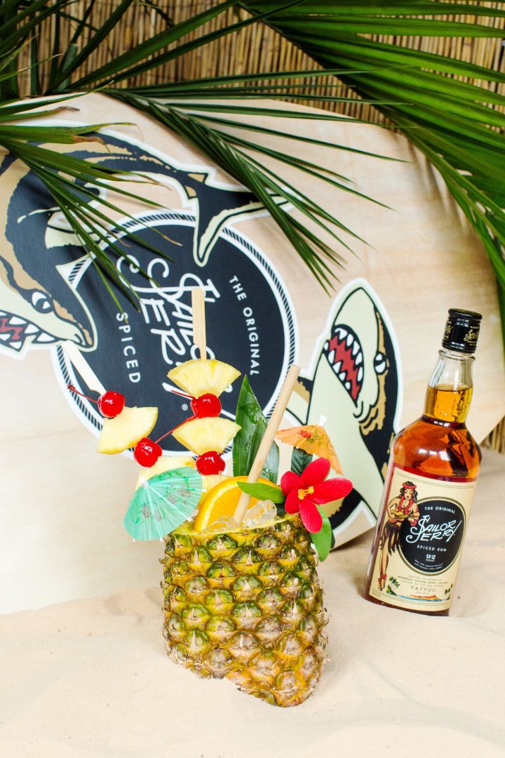 Spiced Rum Piña Colada