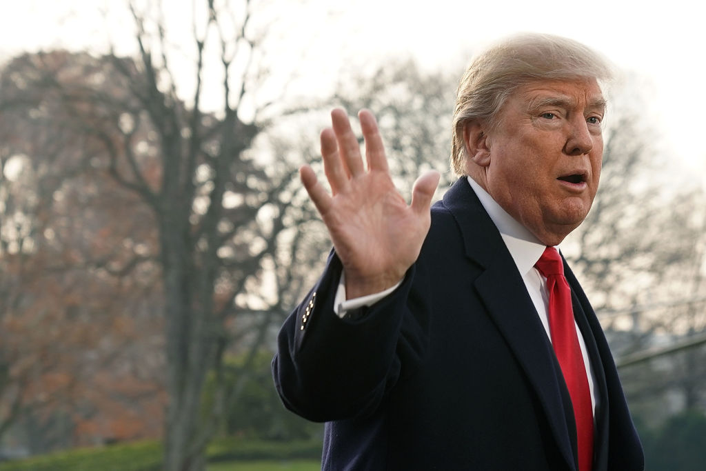 President Trump Departs The White House For An Event In Utah