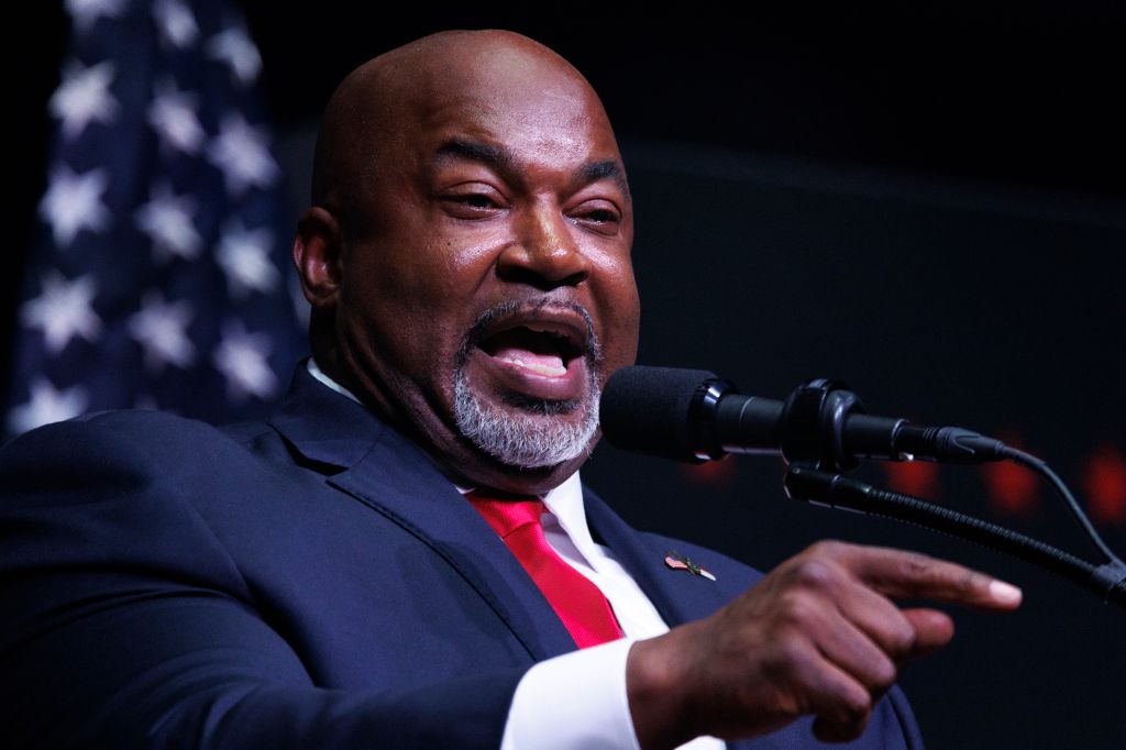 ASHEVILLE, NC, AUGUST 14: North Carolina Lt. Governor Mark Ro