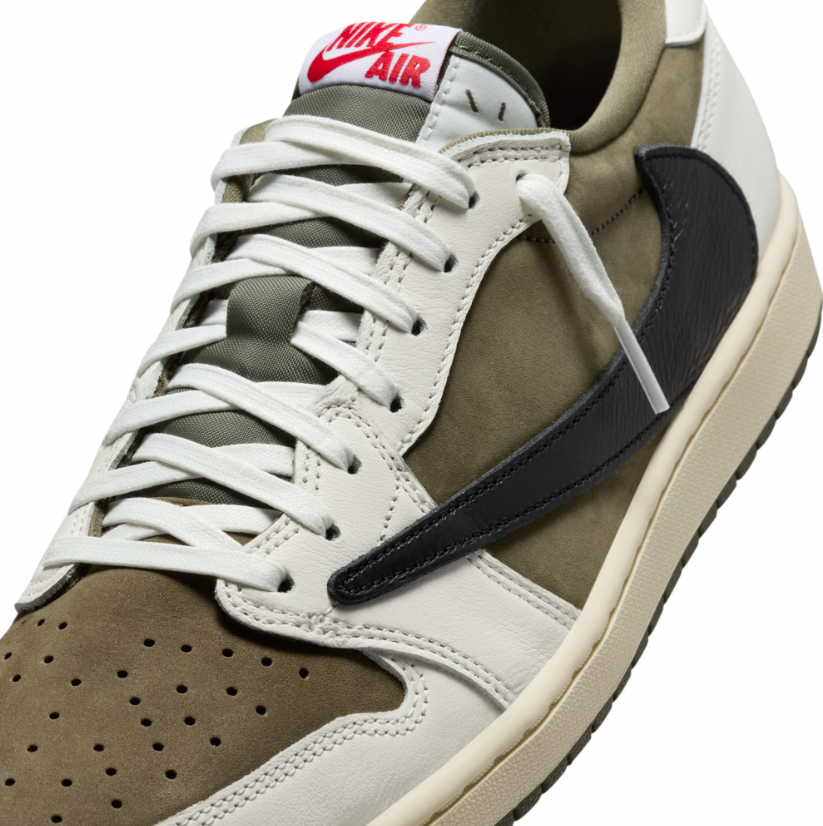 Travis Scott x Jordan 1 Low “Medium Olive”