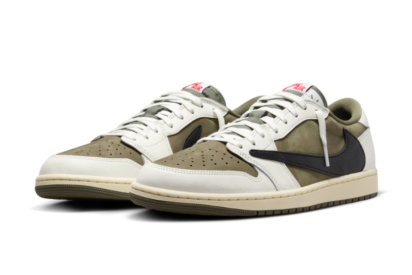 Travis Scott x Jordan 1 Low “Medium Olive”