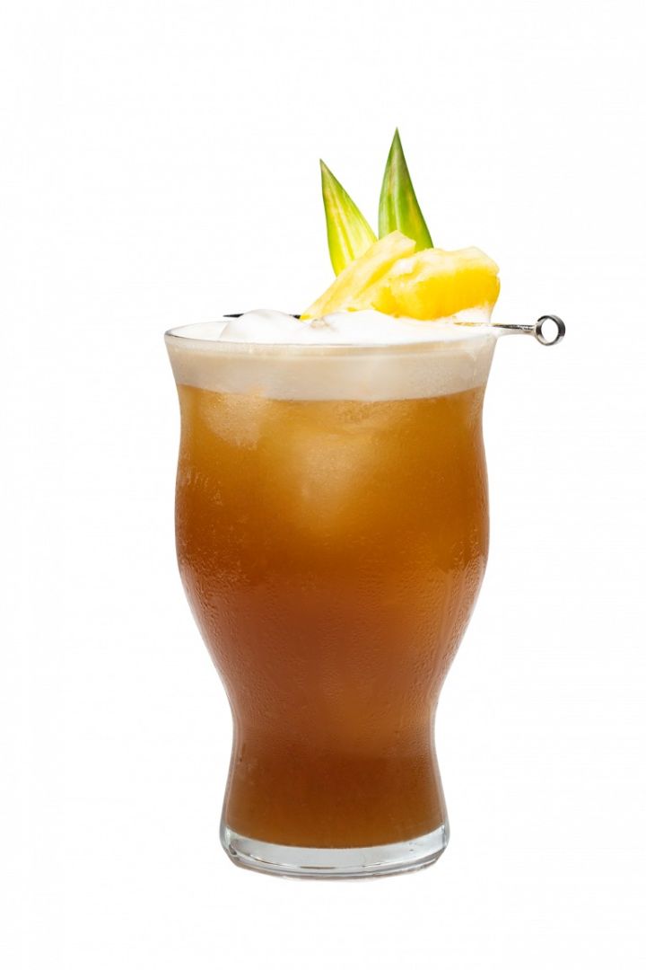Kōloa Rum Pineapple Coffee Fizz