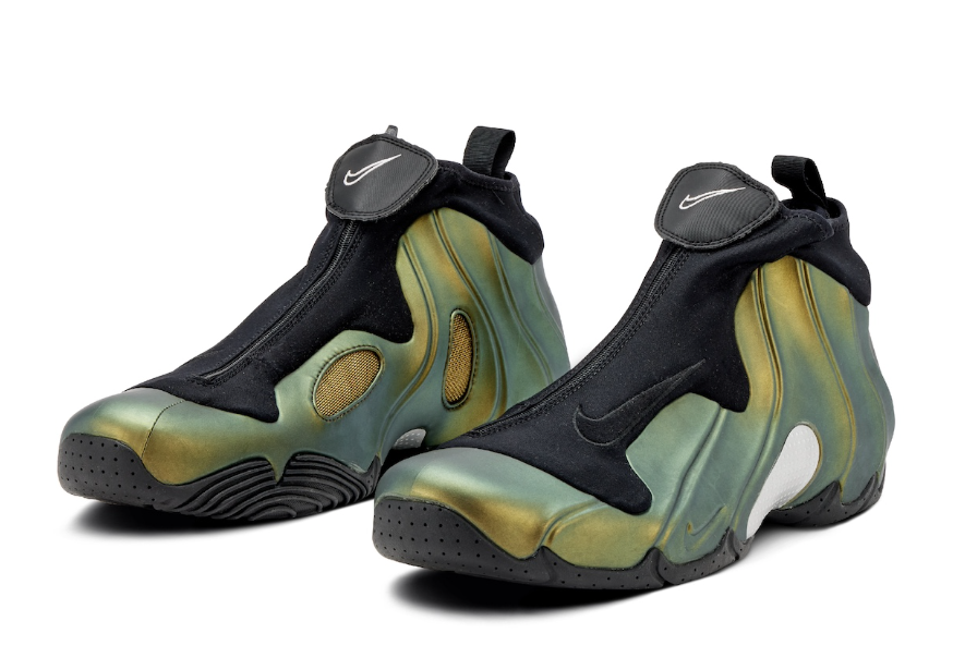 Nike Air Flightposite “Metallic Gold”
