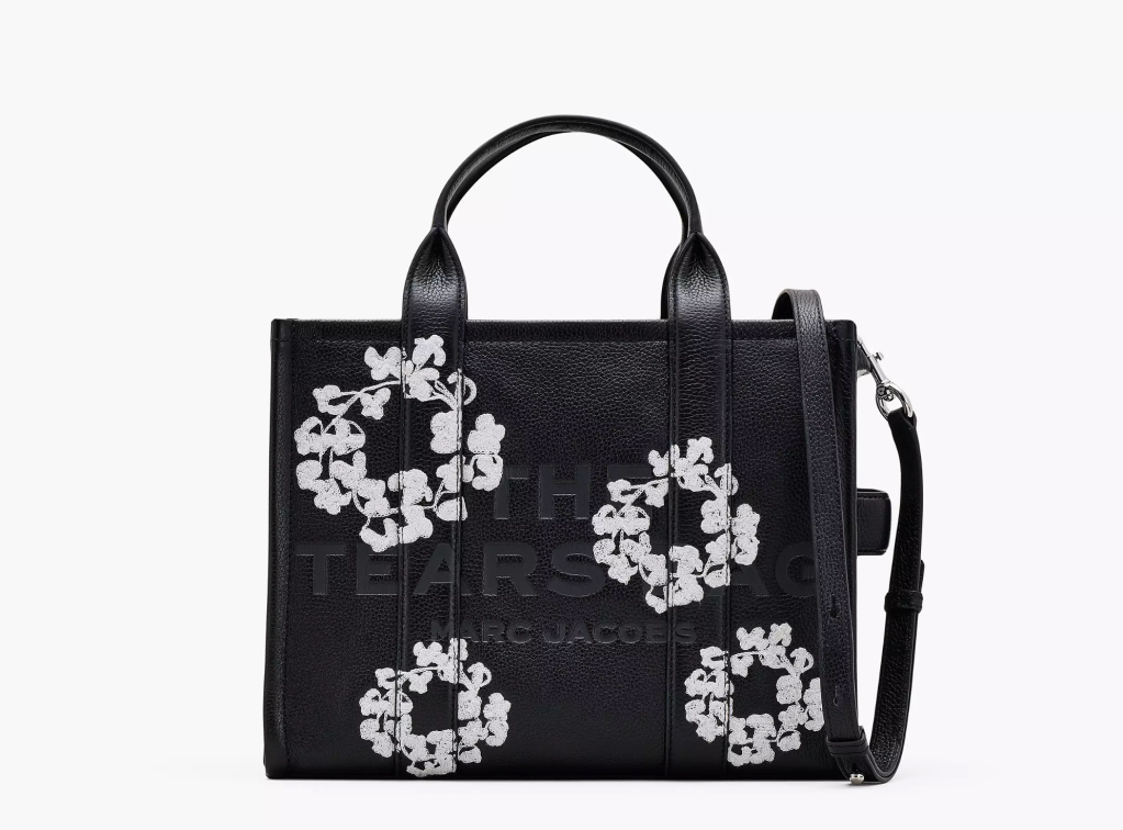 MARC JACOBS DENIM TEARS TOTE BAG