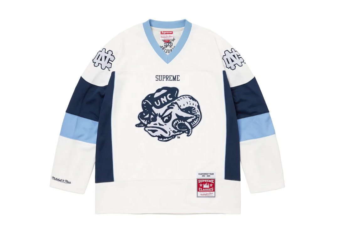 Supreme x Mitchell & Ness NCAA Fall 24 Collab