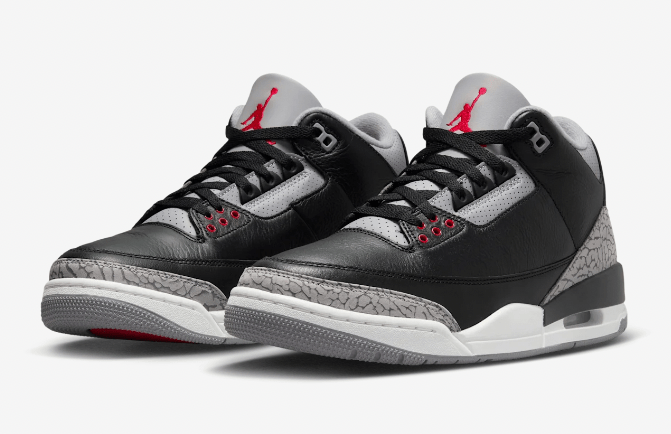 Nike Air Jordan 3 Black Cement SNKRS