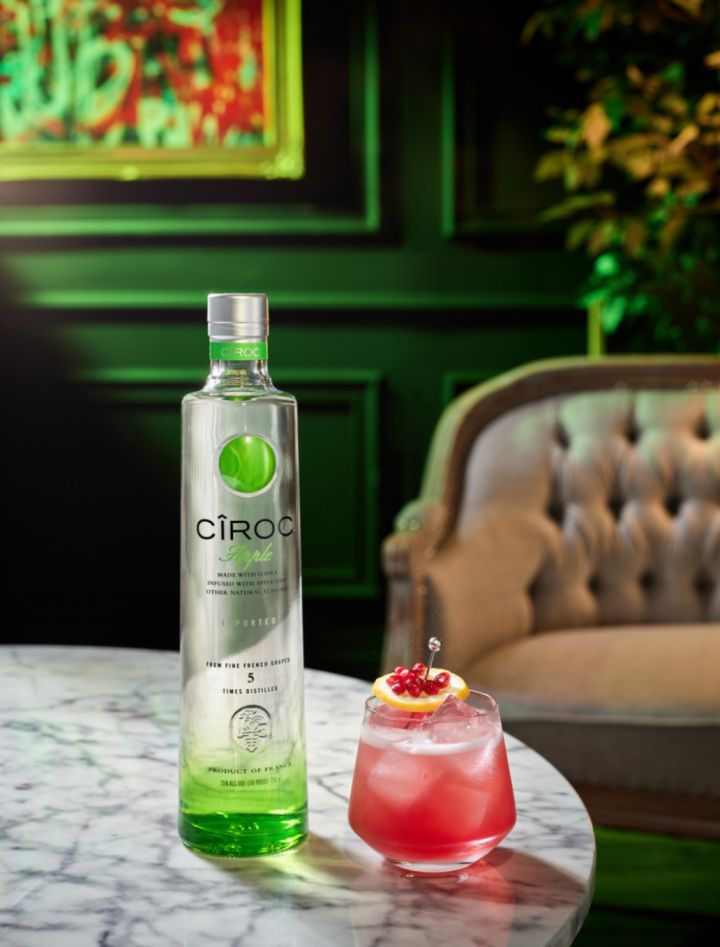 Apple Pomegranate Cocktail