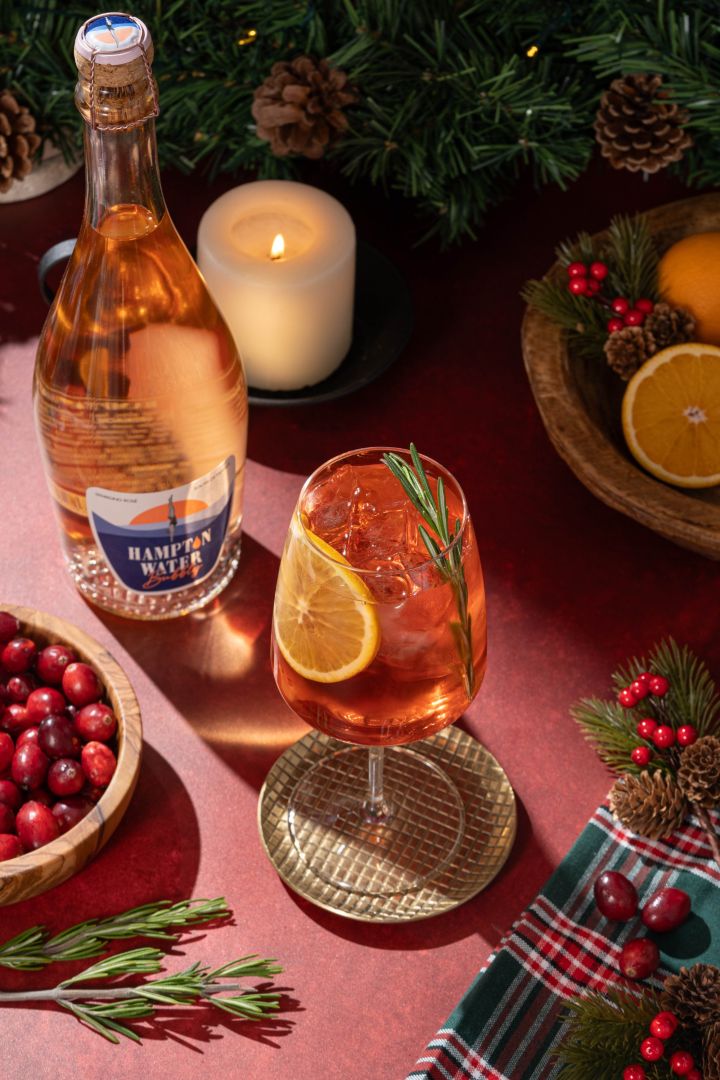 Winter Rosé Sangria