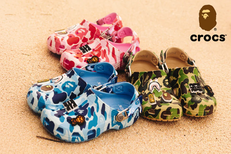 A BATHING APE®︎ × CROCS