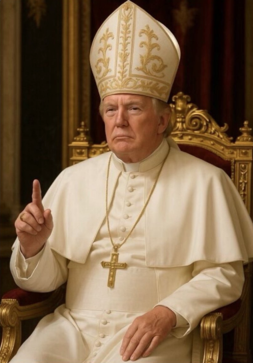 AI Photo Of President Trump As Pope