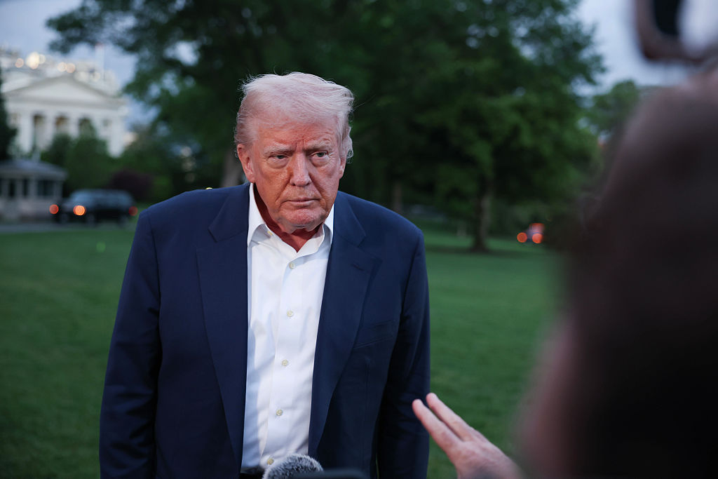 President Trump Returns To The White House After Weekend In Florida