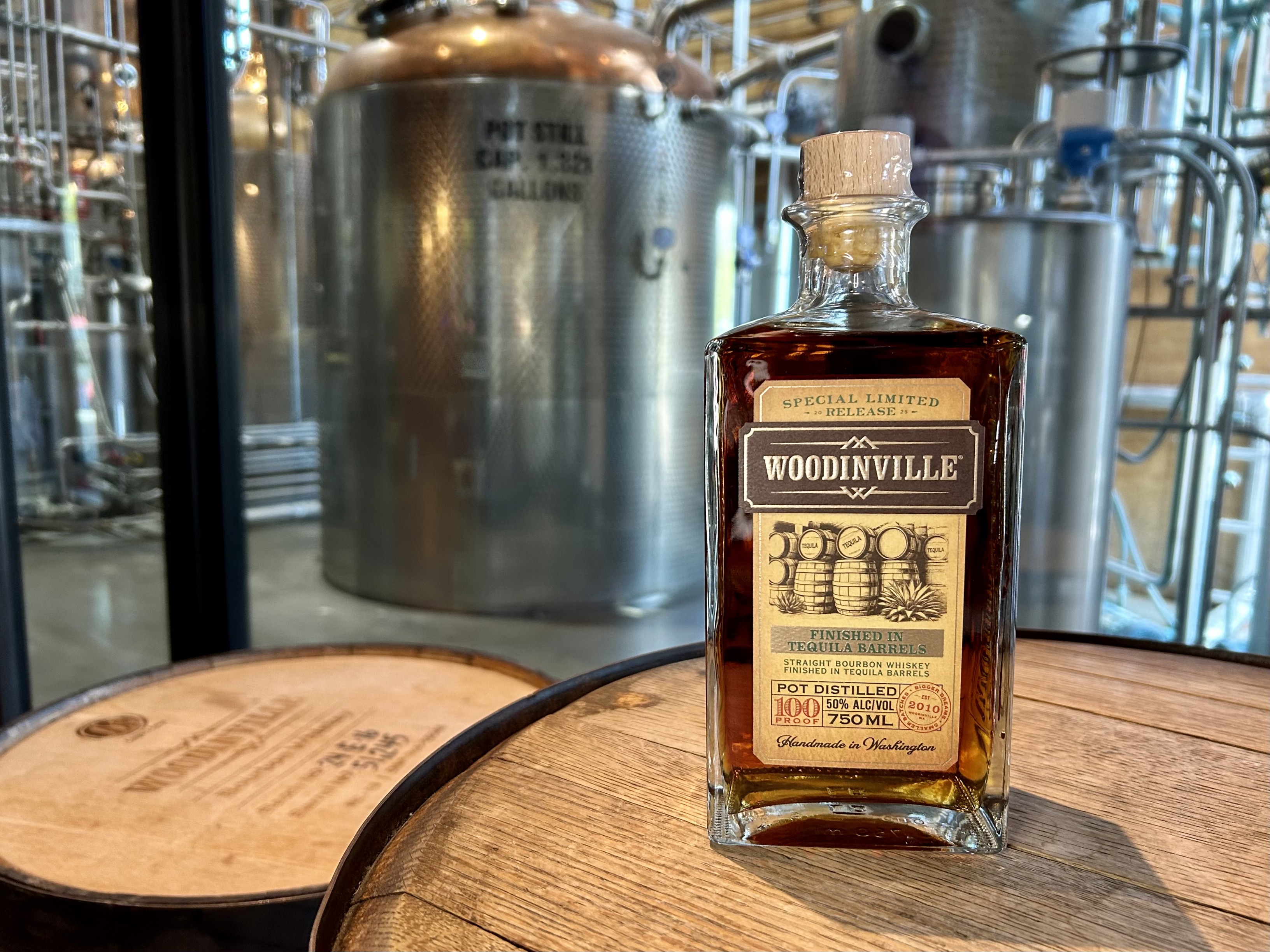 Woodinville Straight Bourbon Finished in Tequila Barrels