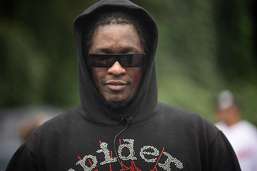 Young Thug Makes Surprise Appearance At Back-to-School Event