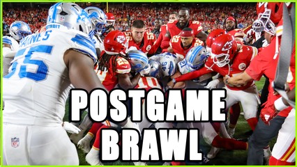 Chiefs vs. Lions Highlights Turn Chaotic After Postgame Fight Breaks Out