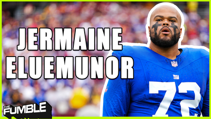 Giants’ Jermaine Eluemunor on Beating the Eagles, Jaxson Dart, and the Tush Push Debate