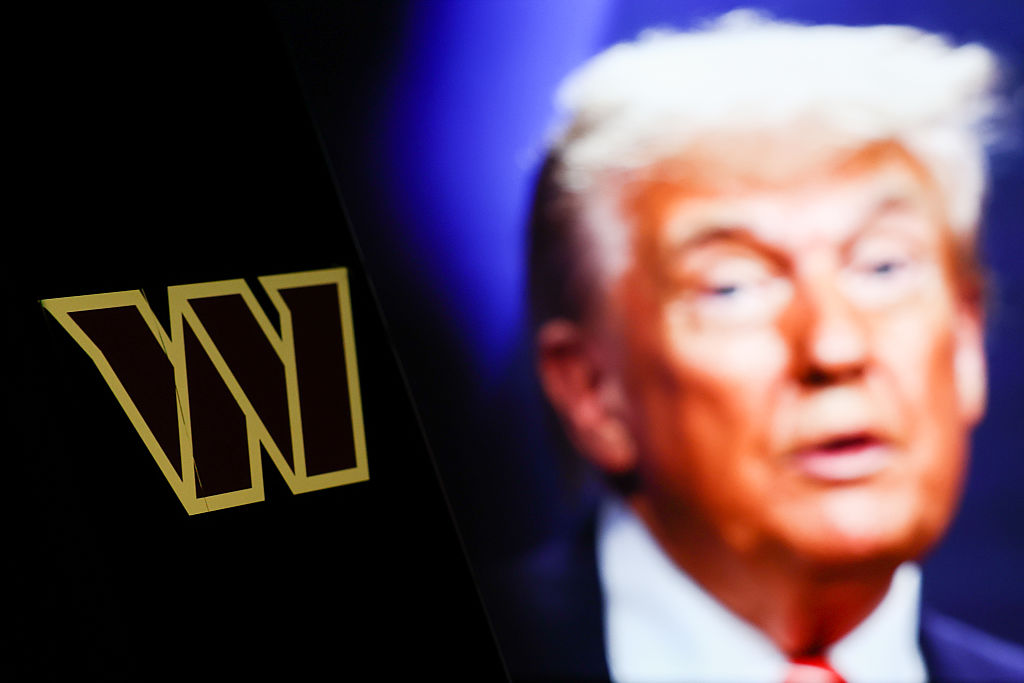 Washington Commanders And Donald Trump Photo Illustrations