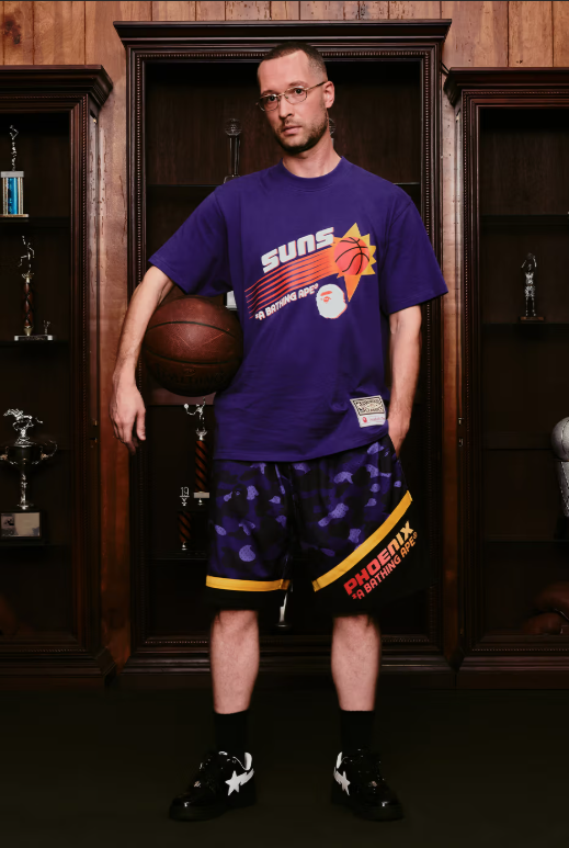 BAPE® x Mitchell & Ness x NBA 2025 collection
